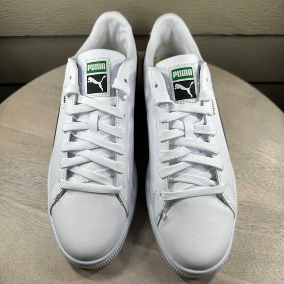 Puma Classic XXI Mens Sneakers Size 13 White Black Accent Low Top Court Low Top - Picture 11 of 15